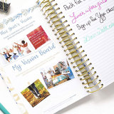 A5 Hardcover Spiral Custom Journal Book Printing