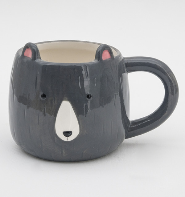 Ceramic hand painted 3d ceramic mug stoneware handmade cartoon 3D coffee mug