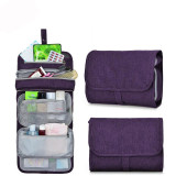 Hanging Portable Folding makeup bag cosmetic Travel Toilet Wash Bag for Men