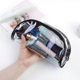 Waterproof Transparent Reusable ECO PVC Makeup Bag Clear PVC Wash Toiletries Cosmetic Bag