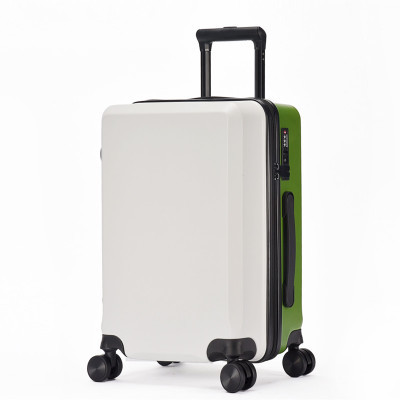 waterproof color blocking hardshell factory custom candy color  match modern ABS+PC 20/24/28 trolley luggage with TSA lock