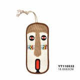 African Style Funny Pet Cat Scratcher Scratching Board