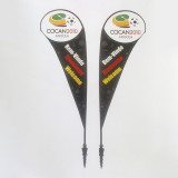Outdoor Printed Promotional Business Advertising Feather Teardrop Beach Flag