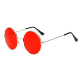 A0301 Superhot Eyewear 53mm Classic Retro Vintage Men Women Sun glasses Fashion Mirrored Round Metal Sunglasses