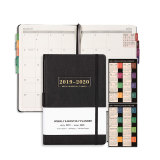 Custom A5 Hard Cover Pu Leather Day Planner Notebook