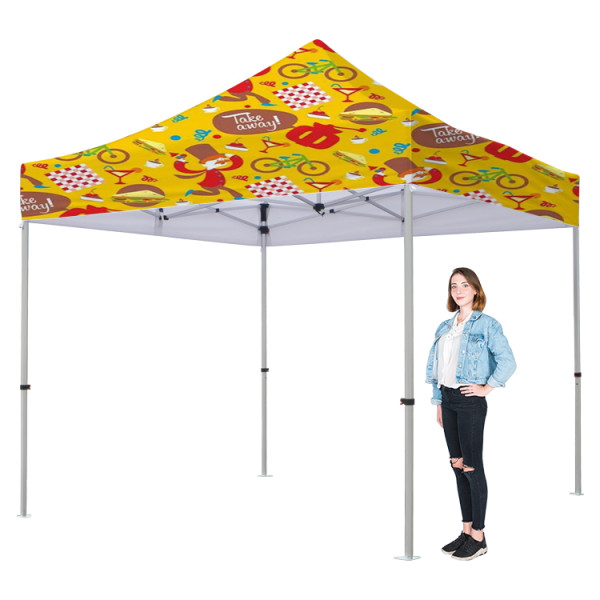 China manufacturer aluminum stretch gazebo advertising make canopy tent market marquee outdoor retractable canopy tent