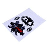 custom high quality self adhesive A4 A5 motorcycle bumper sticker maker