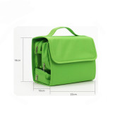 Travel Polyester Makeup Case Fold up Cosmetic Bag Hanging Toilet Bag Organizer Pouch