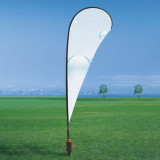 Outdoor Printed Promotional Business Advertising Feather Teardrop Beach Flag