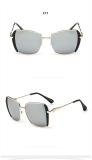 New Women Square Sunglasses High Quality Metal Frame Sun Glasses Red Frame Fashion Vintage Gafas Oculos De Sol Feminino 131401