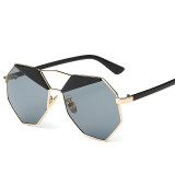 98301 Brand Designer New Big Sunglasses Men Women Hexagon Lovers Hippie UV400 Gift For Boys Girls Ladies Sun Glasses