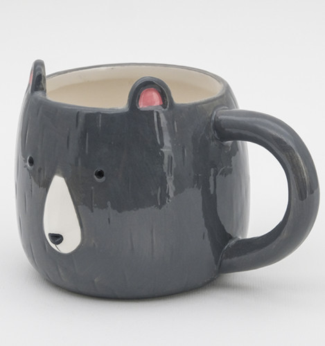 Ceramic hand painted 3d ceramic mug stoneware handmade cartoon 3D coffee mug