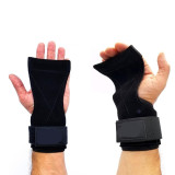 Top Quality New Design Workout Cowhide Powerlifting Hand Grip Pad Weight Lifting Gloves