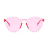 A0170 Superhot Eyewear Transparent Sun glasses Women Shades Fashion Rimless Thick Candy Sunglasses