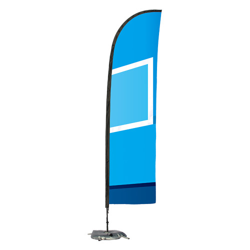 Commercial Promotion Cheap Outdoor Custom Feather Flag With Bag