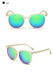 Female General New Classic Fashion Color Film Sunglasses 80801