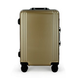 Vintage ABS aluminium PC smooth trolely luggage with TSA lock
