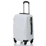 fashion shiny PC 20 24 28  trolley luggage sets with soft handle and slient spinner wheels