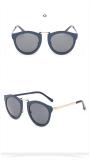 Cool Fashion Metal Frame Sunglasses Women Brand Designer Vintage Sun Glasses Men Round Mirror Glasses Oculos De Sol 119401