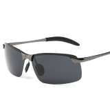 102101 Superhot Vintage Rimless Anti Glare Fashion Polarized Lens Sunglasses Outdoor Men Sunglasses 3043 metal classic