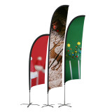hot sale  kinte advertising outdoor wind custom sign feather flag