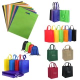 Custom printable non woven tote bag wholesale / eco friendly promotional nonwoven shopping grocery bag with logo
