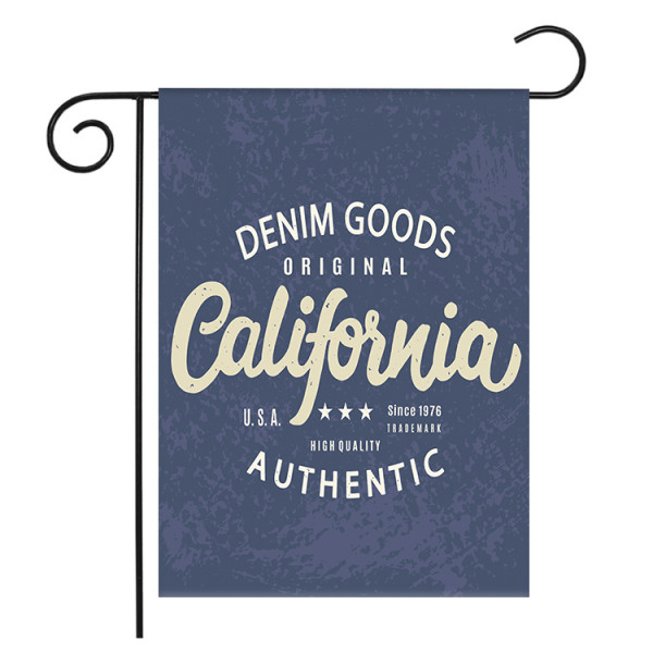 top selling outdoor personalized double sided spring made garden flag