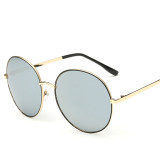 New Designer Classic Round Glasses Sunglasses Woman Driving Metal Glasses 89901