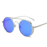 Superhot italy design ce uv400 sunglasses japanese brands Metal Frame Round Shades Reflected Sunglasses 103213
