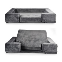 Memory Foam Super Soft Pet Sofa Xxl Large Detachable Dog Bed