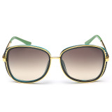 Sunglasses Women Brand Designer Gradient UV400 Vintage Ladies Oversized Sun Glasses For Woman Eyewear Oculos lunette 137901