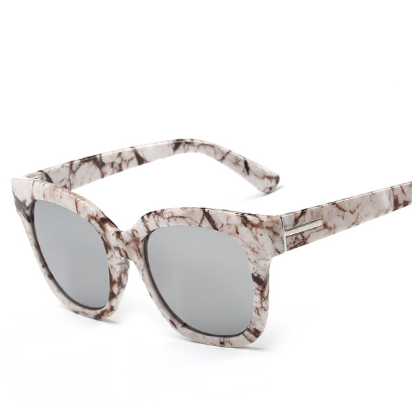 Stylish New Reflective Sunglasses Big Frame European and American Fashion Shades Men and Women Universal Sun Glasses 111901