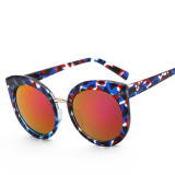 NEW Unique Sunglasses Women Vintage Frame Eyewear Acetate Shades Gradient UV400 Brand Designer Stylish Cat Eye Mirror 101301