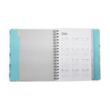 New Products 2022 Unique Custom Tie Dyed A5 Notebook Planner Hardcover Journal Rose Gold Elastic Band
