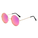 A0301 Superhot Eyewear 53mm Classic Retro Vintage Men Women Sun glasses Fashion Mirrored Round Metal Sunglasses