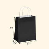 Fashion craft promotional products large brown kraft paper bags natural material paper bag shopping with handle