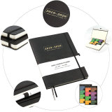 Custom A5 Hard Cover Pu Leather Day Planner Notebook