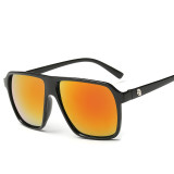Brand New Steampunk Square Sunglasses Men SKULL Logo Coating Sun Glasses Women Brand Designer Retro gafas de sol 109701