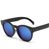 The New Double Nail All-Match Fashion Sunglasses Classic Unisex Sunglass Reflective Wave 110501