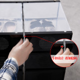 Best Selling DIY Clear Stackable High-heel Ottoman Transparent Drop-front Plastic Storage Dustproof  Box Container For Shoe