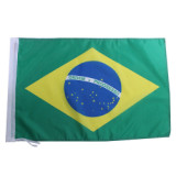 Custom logo Printing Decorative Polyester National  Flag