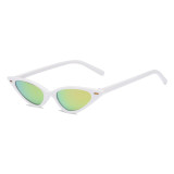 Superhot Eyewear 13034  Fashion Leopard Cateye Sunglasses 2019 Trend Women Small Triangle Rivet Cat Eye Sunglasses