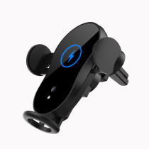 15W Infrared Induction Clamping Car Holder Supports All Qi Standard Mobile Phone Car Wireless Charging Chargers