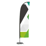 Commercial Promotion Cheap Outdoor Custom Feather Flag With Bag