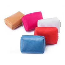 High Quality Clutch Cosmetics Cases Makeup Organizer fashion PU leather Cosmetic bag