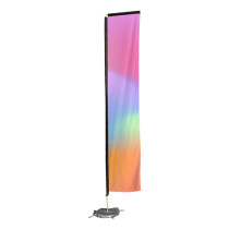 high quality factory custom material advertising sign price flying flag banner
