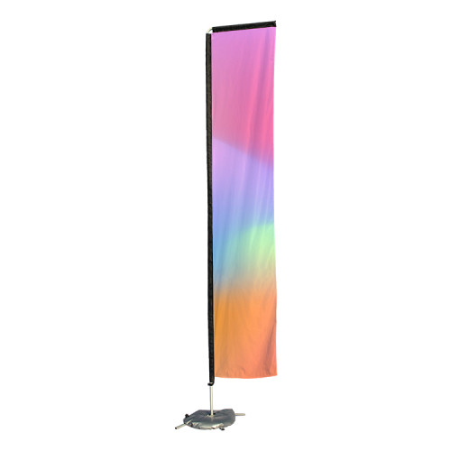 high quality factory custom material advertising sign price flying flag banner