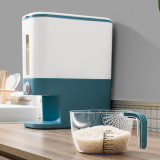 Eco Friendly BPA Free Automatic Kitchen Glass  Bucket Rice Bin Cereal Grain Plastic Storage Container Container Rice Dispenser