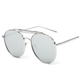 90001 eyeglasses New Fashion Oculos De Sol Masculino Women Sunglasses Green Blue Mirrored For Men Cool Pilot Sun Glasses