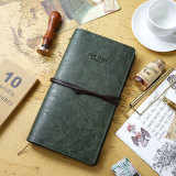 Custom Personalized Vintage Leather Travel Planner